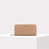 ราคา กระเป๋าสตางค์หนังวัวแท้ กระเป๋าสตางค์ใบยาวซิบรอบ รุ่น OLIVIA (20733848323)