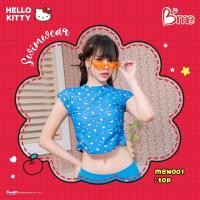 ราคา Bme เสื้อว่ายน้ำ BEACHWEAR Hello Kitty Collection รุ่น MEW001 มี2สี สีชมพู สีฟ้า (24527474241)