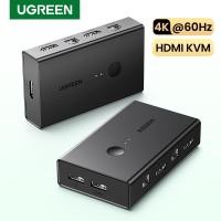 ราคา UGREEN 90478 HDMI 2 In 1 Out 4k 60Hz KVM Switch 2 Port (24423051072)