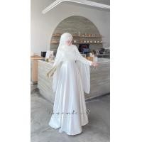 ราคา ชุดเดรสอิสลามสำหรับผู้หญิง รุ่นทิชาทรงบานพร้อมผ้าคลุมไหล่ แฟชั่นมุสลิม ชุดเดรสทรงบานใส่ออกงาน สวยมาก ชุดใส่รายอ เดรสใส่งานแต่ง Fashionmuslim (24460976850)