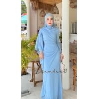 ราคา ชุดพร้อมผ้าคลุม ชุดอิสลาม เดรสออกงาน เดรสมุสลิม รุ่นเคธี่ ชุดเดรสใส่ไปงานแต่ง เนื้อผ้าชีฟอง เดรสธีมเพื่อนเจ้าสาว (23406551589)