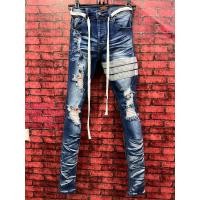 ราคา กางเกงยีนส์ฟอกคาดแถบหนัง Holdem Denim styleใหม่ล่าสุด Denim style กางเกงยีนส์ฟอกคาดแถบลายดาวกระจาย ลายไม้กางเขน ลายสายฟ้าตัวใหม่สุดพร้อมเข็มขัดผ้าหรือเชือกตรงรุ่น (14224345265)