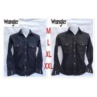 ราคา เสื้อผ้ายีนแรงเลอร์ เสื้อยีนส์แขนยาวWranglerแฟชั่นเสื้อยีน เสื้อคลุม เสื้อกันหนาว เสื้อผ้ายีนส์แขนยาว กระดุมมุก (6085724167)