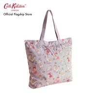 ราคา Cath Kidston กระเป๋าผู้หญิง Large Foldaway Tote ลาย Cats Mouse สี Pink (24792812602)