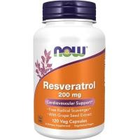 ราคา NOW Foods Extra Strength Resveratrol 50 mg 200 mg 350 mg 60 Veg Capsules (22490735979)