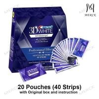 ราคา แผ่นฟอกสีฟัน Crest 3D Teeth Whitening Strips ผลิตภัณฑ์ฟอกสีฟันแบบมืออาชีพ สินค้าแท้คุณภาพสูง (24528228249)