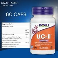 ราคา ลอตผลิตใหม่ Exp 11 2027 NOW Foods UC II Joint Health with Undenatured Type II Collagen 60 Capsules (22064869482)