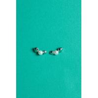 ราคา Vetiver pearl Triple minimal freshwater pearl earrings ต่างหูแป้น มุกน้ำจืด สีขาว มุกแท้ มุกธรรมชาติ ตัวเรือนมินิมัลสีเงิน ตัวเรือนเงินแท้925 ชุบทองคำขาว18k จัดส่งไว (24507834113)