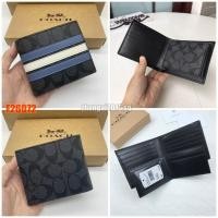 ราคา Coâćh กระเป๋าสตางค์ แท้ F74974 กระเป๋าสตางค์ผู้ชาย กระเป๋าสตางค์ใบสั้น กระเป๋าสตางค์หนัง (24565987379)