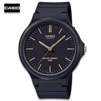 ราคา Velashop นาฬิกา Casio Standard นาฬิกาข้อมือผู้ชาย สายเรซิ่น รุ่น MW 240 1E2VDF สีดำ MW 240 1E2 MW 240 MW240 (832676584)