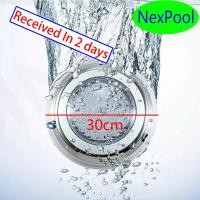 ราคา Thailand Stock NexPool 30cm Stainless Steel Swimming Pool Light High Power 12 18 25 48 54W AC12V RGB Stainless Steel Underwater Wall Mounted Ip68 Waterproof LED Lights Underwater Night Lamp RGB with (