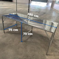 ราคา SIAMOUTDOOR MT 001 โต๊ะเหล็กพับ โต๊ะขายของ โต๊ะแม่ค้า โต๊ะตลาดนัด โต๊ะอเนกประสงค์ (24665137566)