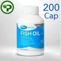 ราคา กระปุกใหญ่ สุดคุ้ม Mega We Care Fish Oil 1000mg 200เม็ด 1ขวด น้ำมันปลา 200cap 1BOTT (2441886850)