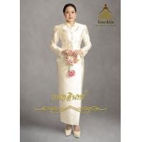 ราคา ชุดไทยจิตรลดา แบรนด์ กนกลินทร์ Kanoklin สีดำ ขาว แดง ครีม ชมพู ทอง ฟ้า ม่วง อัดผ้ากาวทั้งชุด พร้อมส่งทุกวันค่ะ (11678447445)