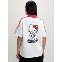 ราคา Pomelo Hello Kitty เสื้อโปโลแต่งขอบลูกไม้ Pomelo Hello Kitty Lace Trim Polo Top (24961490958)