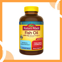 ราคา Nature Made Fish Oil 2400mg Omega 3 720mg 134Softgels imported from USA (18928688794)