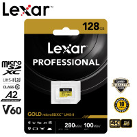 ราคา Lexar 128GB Micro SDXC Professional Gold 280MB s (24040847846)