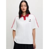 ราคา Pomelo Hello Kitty เสื้อโปโลแต่งขอบลูกไม้ Pomelo Hello Kitty Lace Trim Polo Top (24961490959)