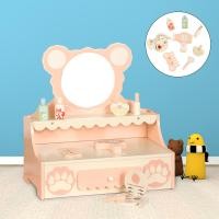 ราคา โต๊ะเครื่องแป้งสำหรับเด็กผู้หญิงพร้อมกระจก ชุดโต๊ะเครื่องแป้งเด็กพร้อมลิ้นชักเก็บของ โต๊ะเครื่องแป้งเล่นสำหรับเด็ก โต๊ะเครื่องแป้งเจ้าหญิงสำหรับเด็กอายุ 3 ปีขึ้นไป (24653077256)