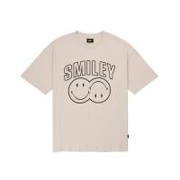 ราคา SMILEY TWIN FACES OS T SHIRT CREAM (23912839869)