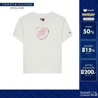 ราคา Tommy Hilfiger เสื้อยืด ผู้หญิง รุ่น DW0DW21390 YBL สีขาว ทรง Slim (24583430667)