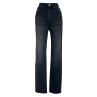 ราคา MOTTOM RAYNE High Waisted Straight Leg Cropped Jeans (24608774860)