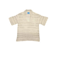 ราคา Leisure Projects V neck crochet polo shirt เสื้อโปโลถัก โครเชต์ คอวี (22580347134)