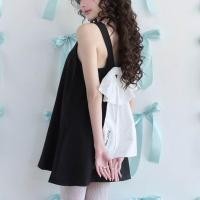 ราคา FLAT2112 BOWBELLA MINI DRESS เดรสสั้นเรียบหรู เดรสออกงาน เดรสสุดปัง FF1219 (24973820435)