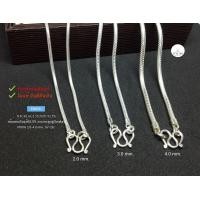 ราคา สร้อยคอเงินแท้92 5 ลาย Snake กระดูกงู มี 2 ขนาดให้เลือกหนัก 1 2 7 บาทตัน ยาว 16 26 นิ้ว งานไทย (22126240393)