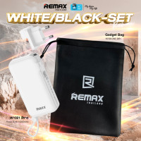 ราคา CCC Remax Maxx Powerbank รุ่น W1021 ความจุ 10000 mAh แบตสำรอง ชาร์จไว มีสายชาร์จและปลั๊กในตัว พาวเวอร์แบงค์ (24764070082)