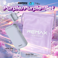 ราคา CCC Remax Maxx Powerbank รุ่น W1021 ความจุ 10000 mAh แบตสำรอง ชาร์จไว มีสายชาร์จและปลั๊กในตัว พาวเวอร์แบงค์ (24764070085)