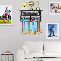 ราคา Medal Hanger DisplayTrophy Holder15 8 X 7inch Medal Holder and Trophy Display Hanger Rack Frame Wall Mount (22945260328)