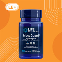 ราคา Just In Ships Now Life Extension MacuGuard Ocular Support with Saffron Astaxanthin 60 Softgels (21982667637)