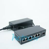 ราคา DSLRKIT 7พอร์ต4POE 1SFP Gigabit Ethernet Passive PoE Switch Injector 24V 72W (19499680884)