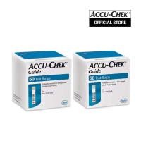 ราคา Accuchek Guide แผ่นตรวจน้ำตาลในเลือด 1 กล่องมี 50 แผ่น หมดอายุเดือน 12 ปี 2026 ฉลากไทย (10737765083)
