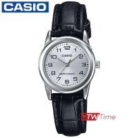 ราคา Casio Standard นาฬิกาข้อมือ สายหนัง รุ่น LTP V001L 7BUDF สีขาว (2218222141)