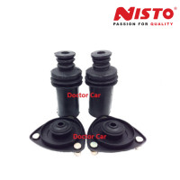 ราคา Nisto เบ้าโช๊คหน้า ยางกันฝุ่นโช๊คอัพหน้า ยางรองสปริงโช๊ค ฮอนด้า ซิตี้ Honda City City Type Z 1995 2002 (439879753)