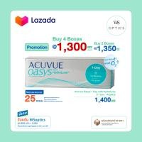 ราคา Acuvue Oasys 1 Day with HydraLuxe คอนแทคเลนส์รายวัน 1 Box 15 Pairs (24332004754)