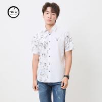 ราคา ESP เสื้อเชิ้ตแขนสั้น เฟรนช์ชี่ ผู้ชาย สีขาว Frenchie Short Sleeve Shirt 03984 (24915520221)