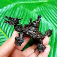 ราคา พญามังกรทองเต่าเรือน หลวงปู่หลิว วัดไร่แตงทอง พุทธาภิเษกวัดสี่แยกเจริญพร โดยหลวงพ่อเล็ก วัดท่าขนุนปี2562 ขนาด4นิ้ว สีดำ (9846812509)