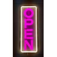 ราคา ป้ายไฟ ป้ายไฟร้าน ป้ายไฟOPEN ป้ายไฟวิ่ง ป้ายไฟนีออน ป้ายไฟLED OPEN แนวตั้ง สีชมพู (19991960484)
