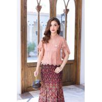 ราคา CHANIDA เสื้อลูกไม้ฝรั่งเศส ทรงปีกค้างคาว ทรงสวย ตรงปก งานคุณภาพ รหัส 1032 ราคาเฉพาะเสื้อ (23634785119)