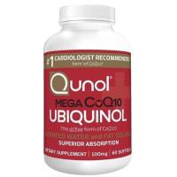 ราคา Qunol Mega Ubiquinol Co Q10 100mg 60softgels 100softgels คิวนอล คิวเทน เพื่อสุขภาพหัวใจ (19404826829)