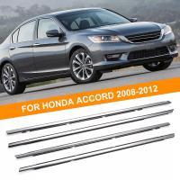 ราคา 4pcs ยางรีดน้ำนอก HONDA ACCORD G8 ปี 2008 2012 โครเมี่ยม 1ชุด 4เส้น ยางรีดน้ำ Accord ขอบกระจกคิ้วรีดน้ำแอคคอด (24386399582)