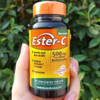 ราคา Ester C 500 mg with Citrus Bioflavonoids อาหารเสริมวิตามินซี American Health (1866742859)