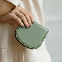 ราคา Arch slim leather wallet in Dark green (760748945)