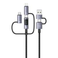 ราคา USAMS 6In 1 USB Iphone 14 13 12 11 Max 60W Type C PD สายชาร์จสำหรับอย่างรวดเร็วหนังสือ Pro แท็บเล็ต Samsung L3zm5f Cb (23226382648)