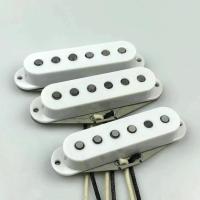 ราคา WK Handmade 57 62 SSS Single coil Pickups Alnico 5 copper Wirewiring harness Pickups Reverse engineered (23177039402)