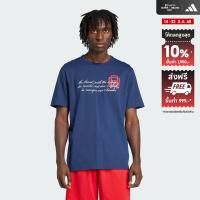 ราคา adidas ไลฟ์สไตล์ เสื้อยืด adidas Originals ผู้ชาย สีน้ำเงิน JD0689 (24601008197)