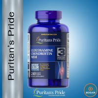 ราคา วิตามินบำรุงกระดูก Puritans Pride Triple Strength Glucosamine Chondroitin MSM Joint Soother ขนาด 240 เม็ด (24659230153)